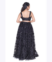 Midnight Spark Sequin Lehenga Set