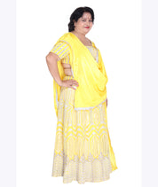 Sunshine Radiance Embroidered Lehenga Set